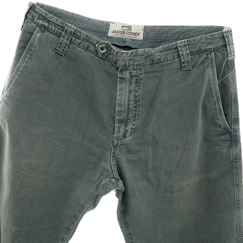 [Used] JACOB COHEN Cotton and other bottoms, gray green [35] [Condition rank C] [Men&