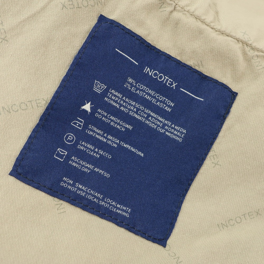 [Used] INCOTEX stretch cotton casual slacks pants, beige [36] [Condition rank B] [Men&
