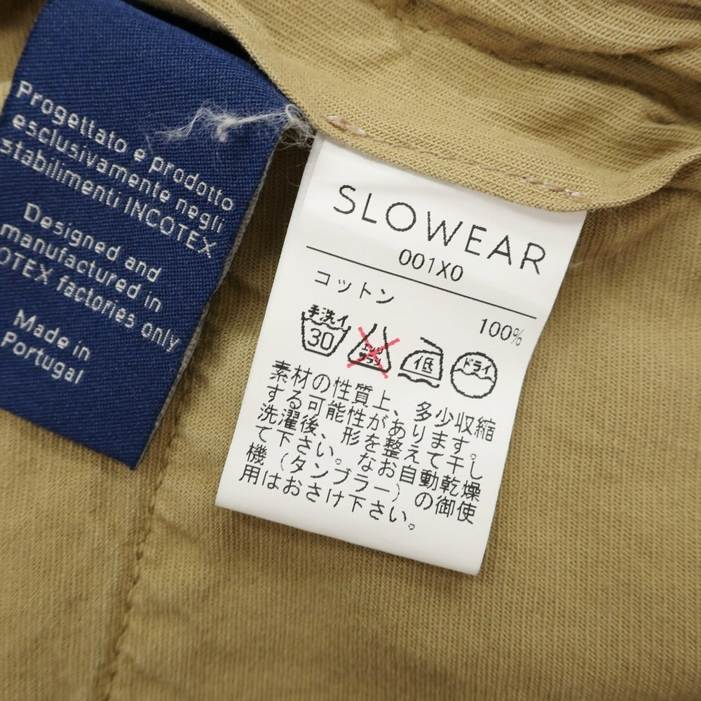 [Used] INCOTEX Cotton Casual Slacks Pants Yellow Beige [52] [Condition Rank B] [Men&