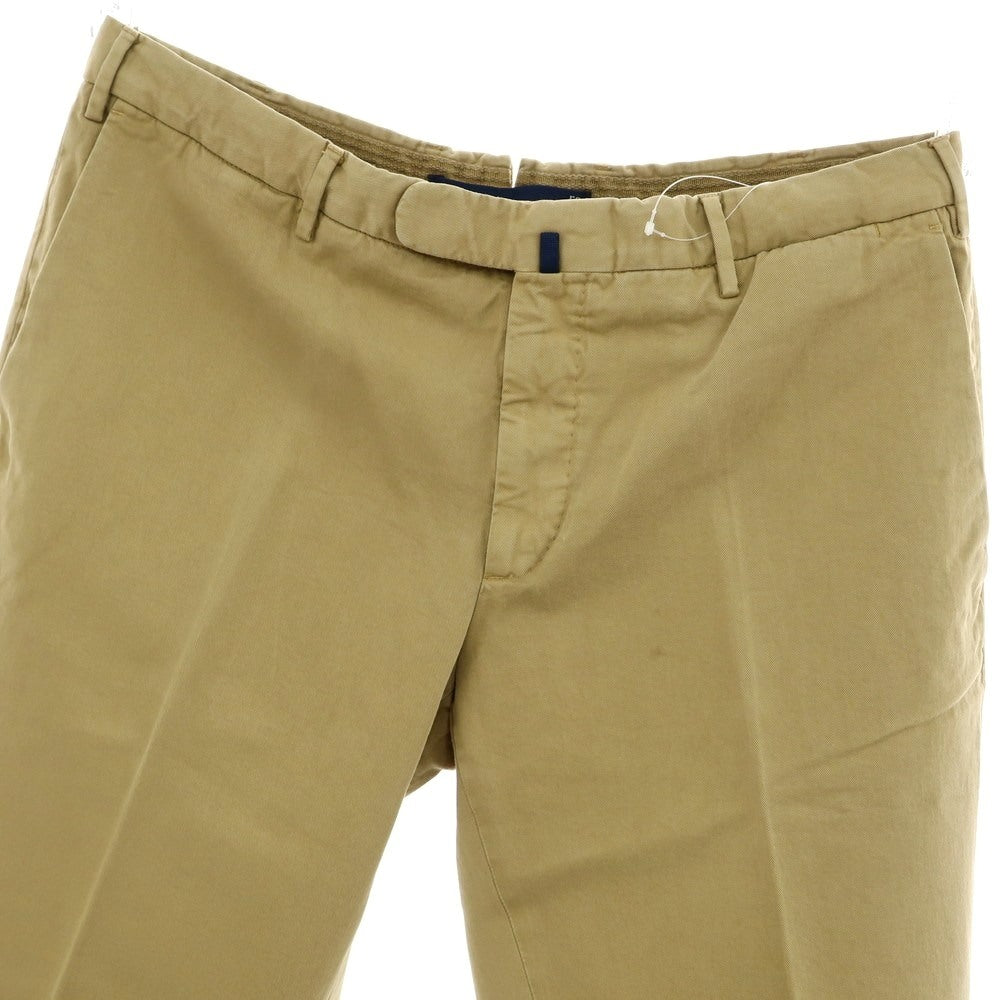 [Used] INCOTEX Cotton Casual Slacks Pants Yellow Beige [52] [Condition Rank B] [Men&