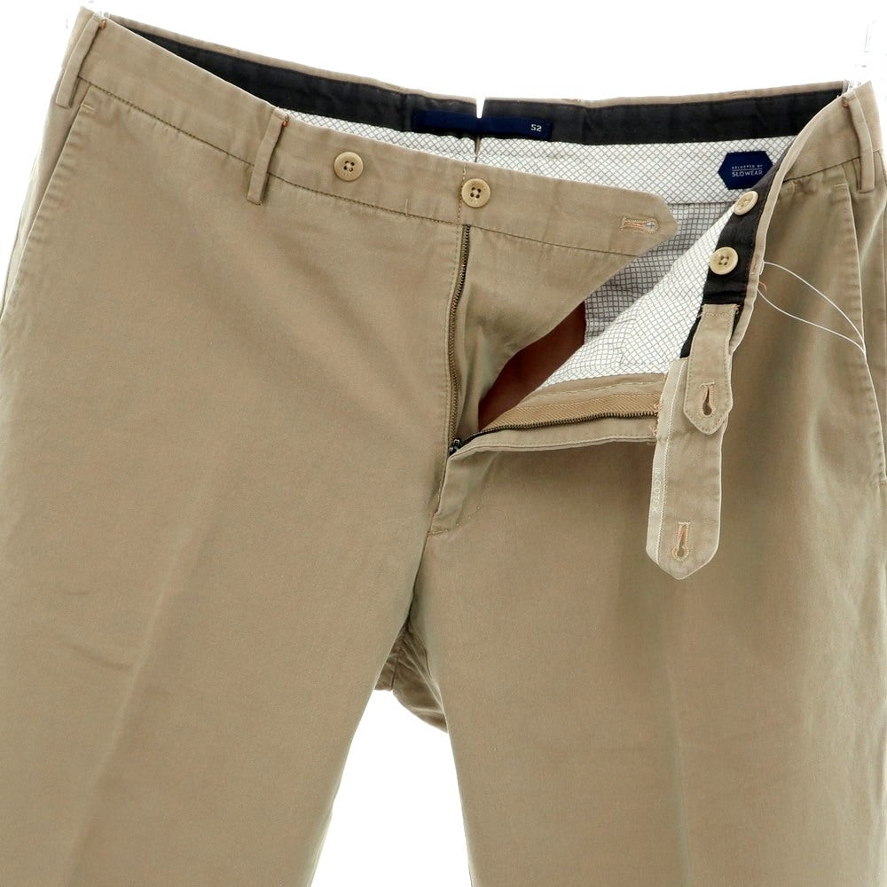 [Used] INCOTEX Cotton Casual Slacks Pants Khaki Beige [52] [Condition Rank B] [Men&