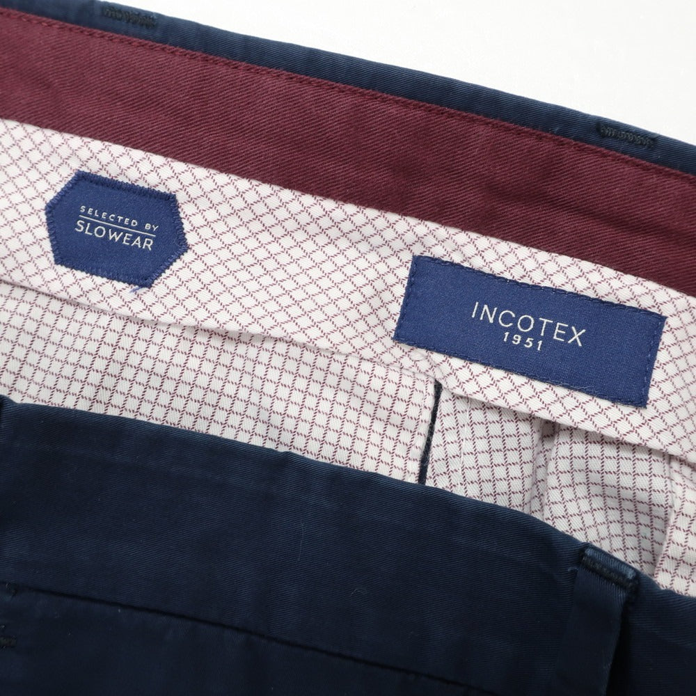 [Used] INCOTEX Cotton Casual Slacks Pants Navy [36] [Condition Rank C] [Men&