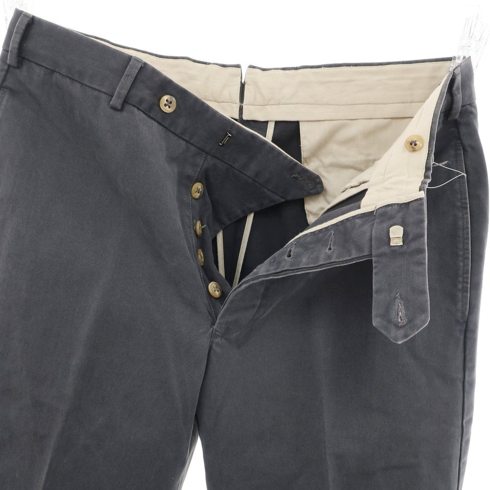 [Used] INCOTEX Cotton Casual Slacks Pants Dark Gray [50] [Condition Rank C] [Men&
