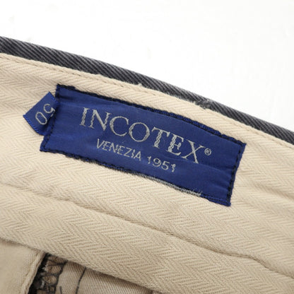 [Used] INCOTEX Cotton Casual Slacks Pants Dark Gray [50] [Condition Rank C] [Men&