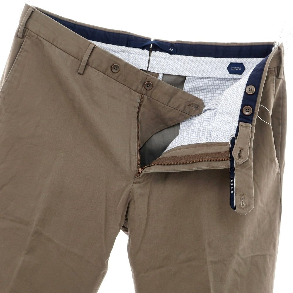 [Used] INCOTEX Cotton Casual Slacks Pants Ash Brown [52] [Condition Rank C] [Men&