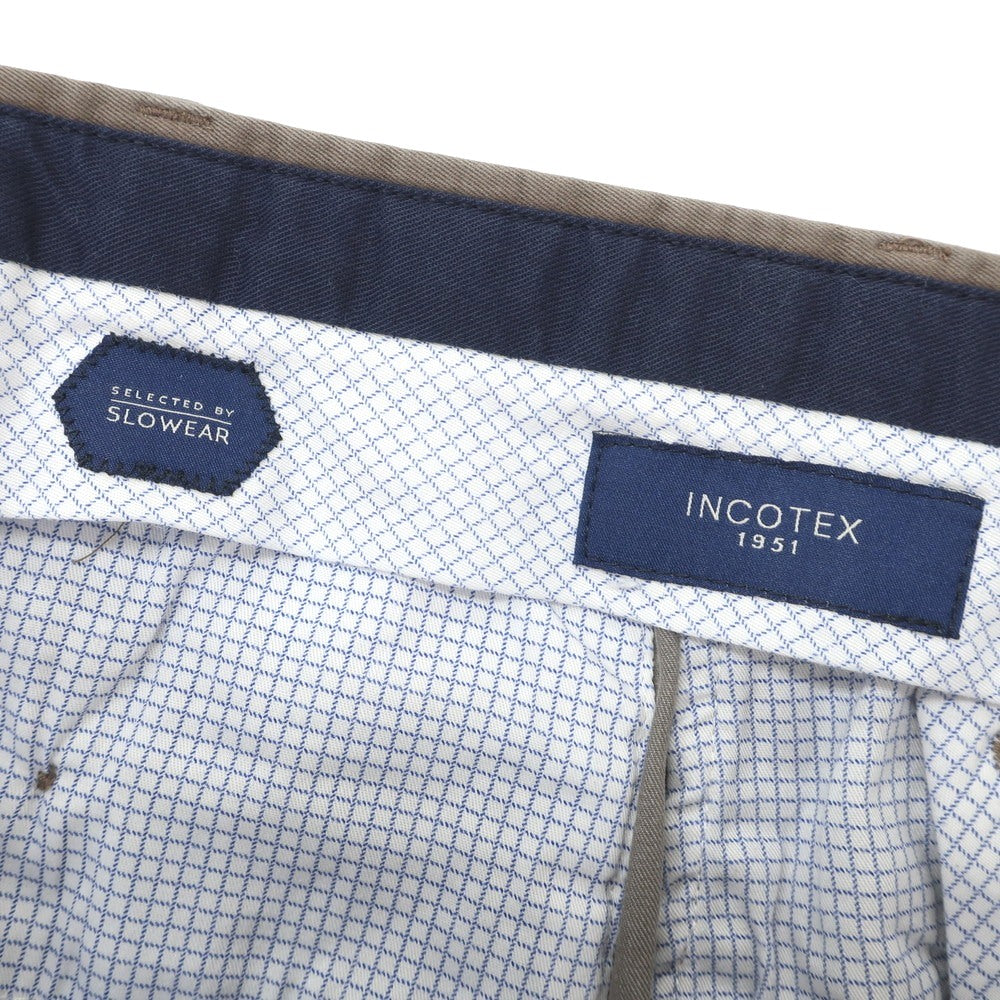 [Used] INCOTEX Cotton Casual Slacks Pants Ash Brown [52] [Condition Rank C] [Men&