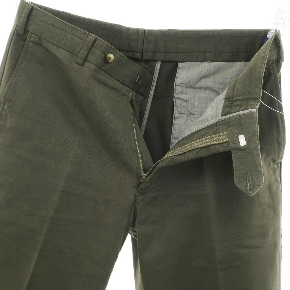 [Used] INCOTEX Cotton Casual Slacks Pants Dark Olive [50] [Condition Rank B] [Men&