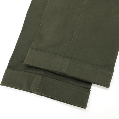 [Used] INCOTEX Cotton Casual Slacks Pants Dark Olive [50] [Condition Rank B] [Men&