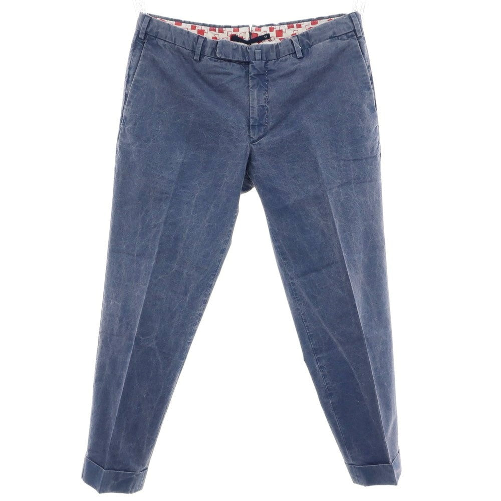 [Used] INCOTEX Cotton Casual Slacks Pants Navy [52] [Condition Rank C] [Men&