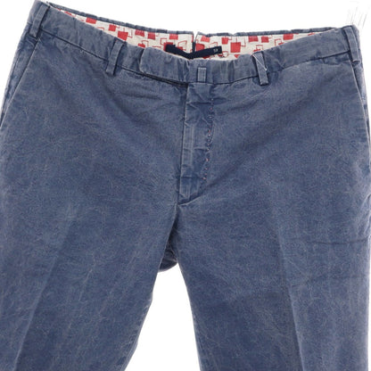 [Used] INCOTEX Cotton Casual Slacks Pants Navy [52] [Condition Rank C] [Men&