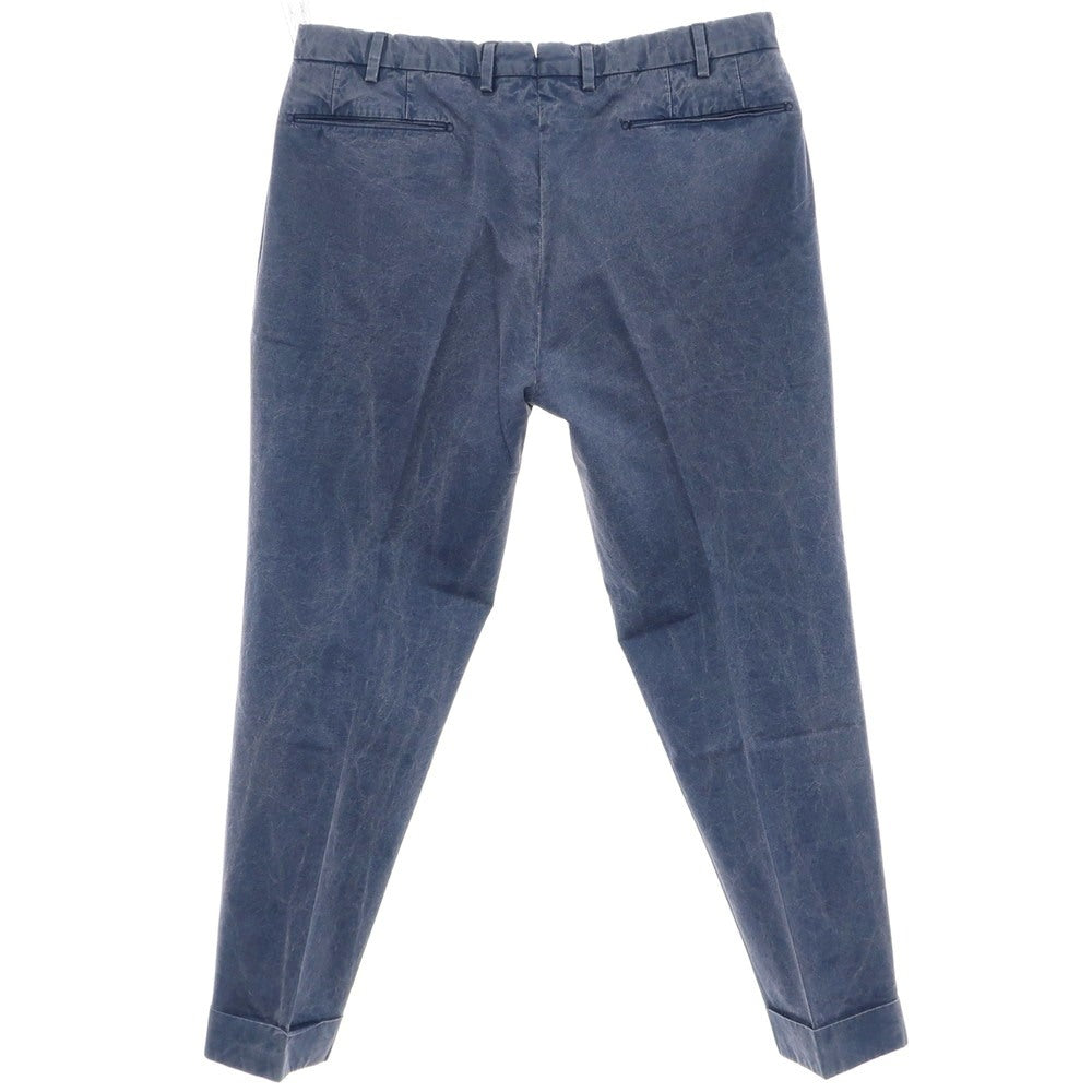 [Used] INCOTEX Cotton Casual Slacks Pants Navy [52] [Condition Rank C] [Men&