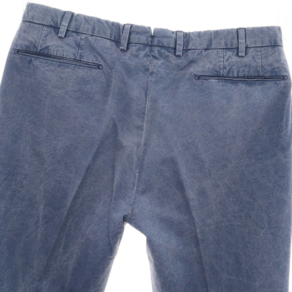 [Used] INCOTEX Cotton Casual Slacks Pants Navy [52] [Condition Rank C] [Men&