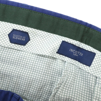 [Used] INCOTEX Cotton Casual Slacks Pants Royal Blue [52] [Condition Rank C] [Men&