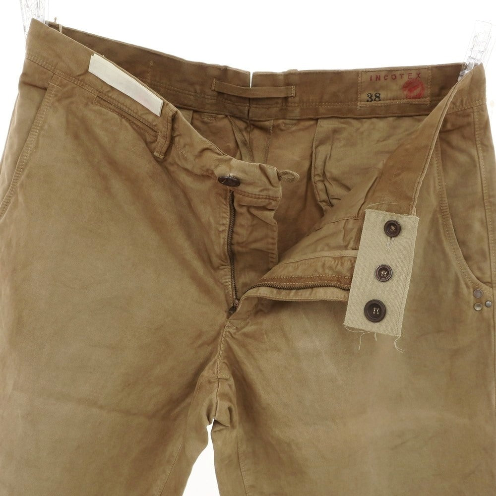 [Used] INCOTEX RED Cotton and other bottoms, dark beige [38] [Condition rank B] [Men&