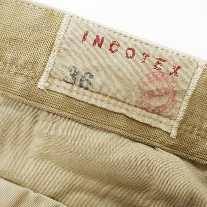 [Used] INCOTEX RED Cotton Casual Slacks Pants Beige [36] [Condition Rank C] [Men&