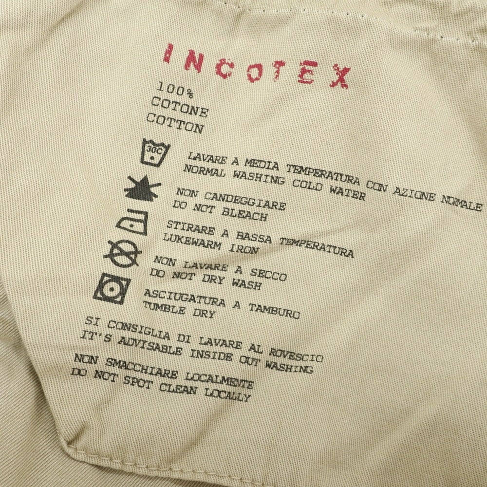[Used] INCOTEX RED Cotton Casual Slacks Pants Beige [36] [Condition Rank C] [Men&