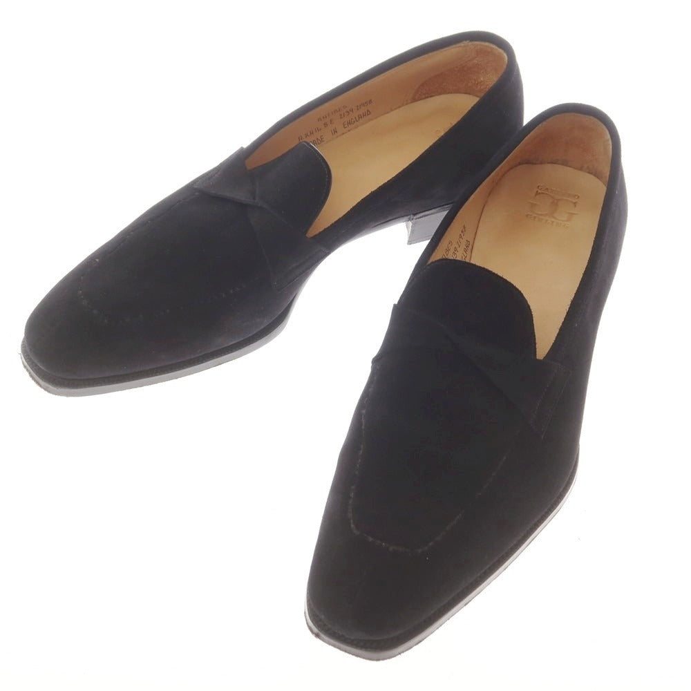 [Used] GAZIANO &amp;amp; GIRLING ANTIBES Suede Loafers Black [8E] [Condition Rank B] [Men&