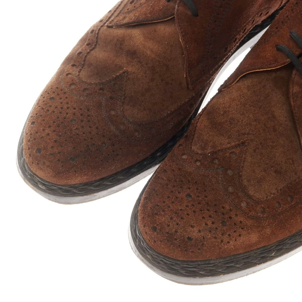 [Used] Heinrich Dinkelacker HEINRICH DINKELACKER 4331 TAKEOKIKUCHI Suede Dress Shoes Brown [8] [Condition Rank C] [Men&