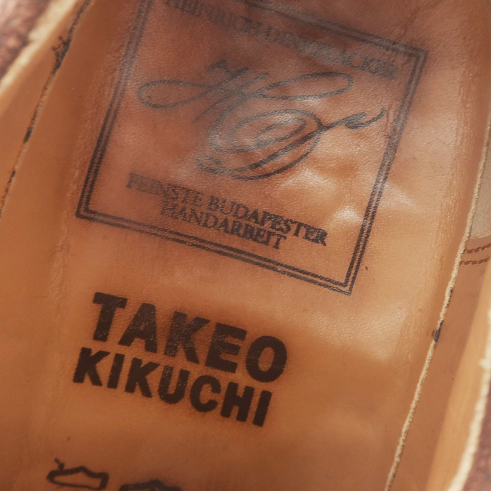 [Used] Heinrich Dinkelacker HEINRICH DINKELACKER 4331 TAKEOKIKUCHI Suede Dress Shoes Brown [8] [Condition Rank C] [Men&