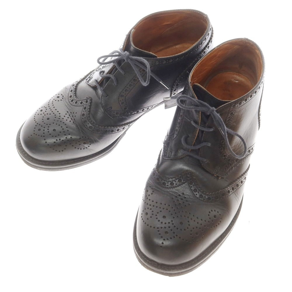 [Used] DRIES VAN NOTEN Wingtip Short Boots Black [42] [Condition Rank C] [Men&