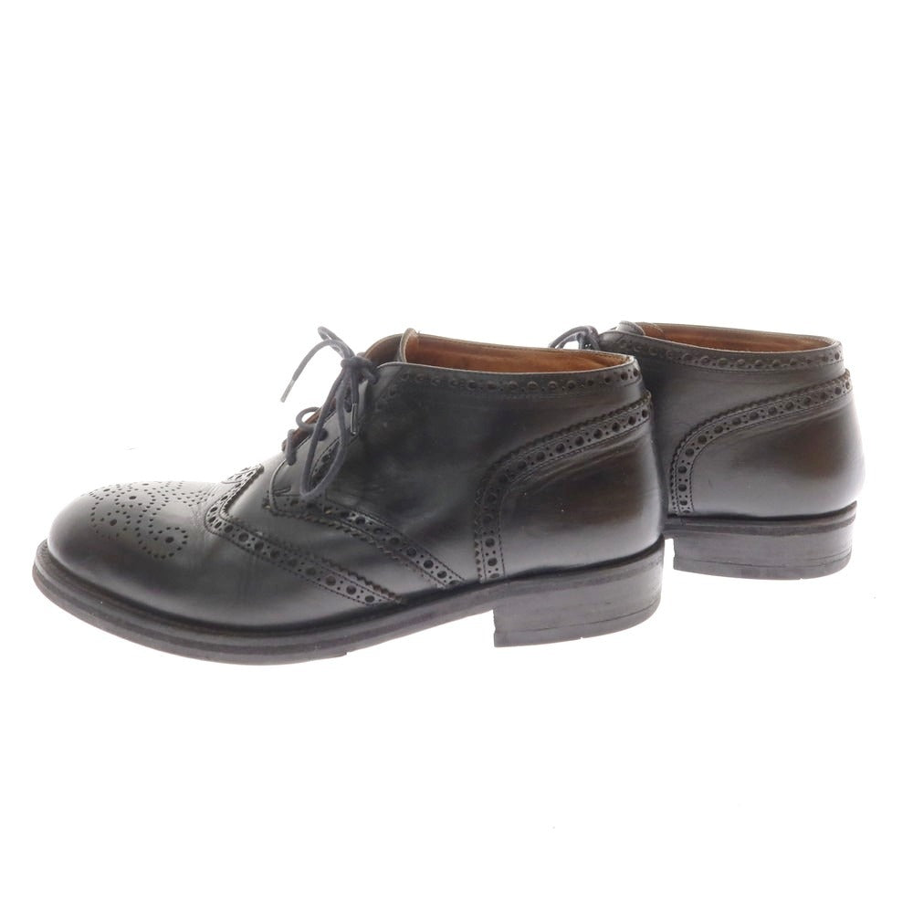 [Used] DRIES VAN NOTEN Wingtip Short Boots Black [42] [Condition Rank C] [Men&