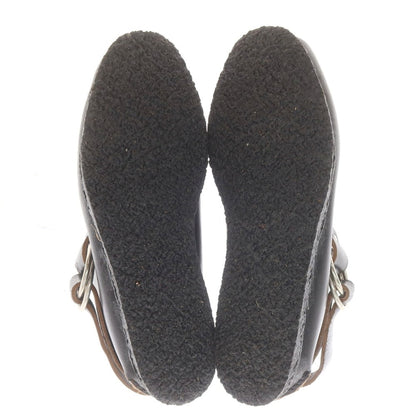 [Used] [Unused] YUKETEN Waxed Leather Ring Boots Black [M8 1/2E] [Condition Rank S] [Men&