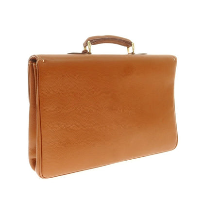 [Used] Beretta Alfred BERETTA ALFRED Shrink Leather Flap Briefcase Light Brown [Condition Rank B] [Men&