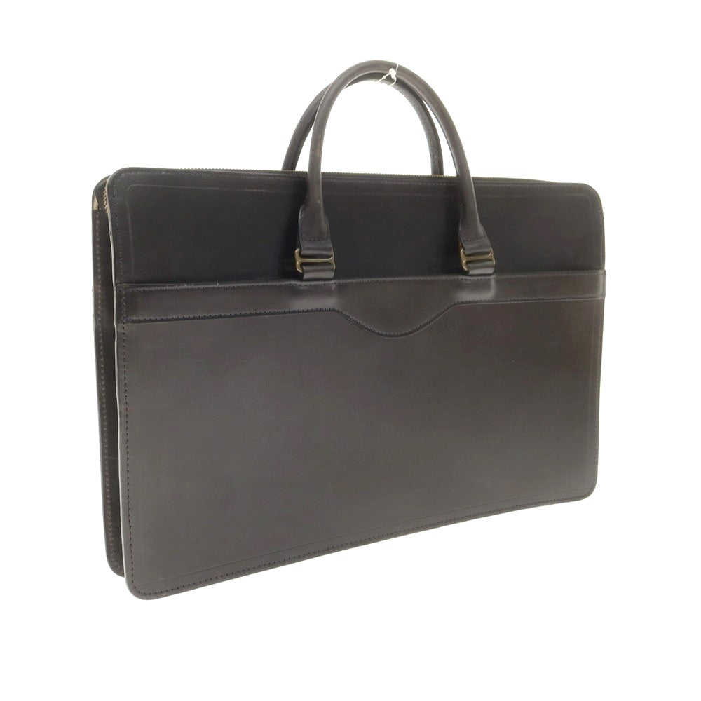 [Used] Whitehouse Cox Bridle Leather Briefcase Black [Condition Rank A] [Men&