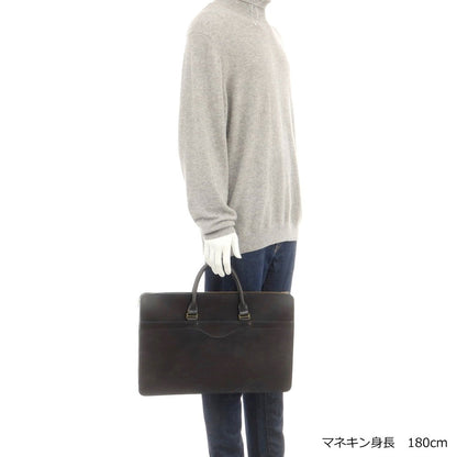 [Used] Whitehouse Cox Bridle Leather Briefcase Black [Condition Rank A] [Men&