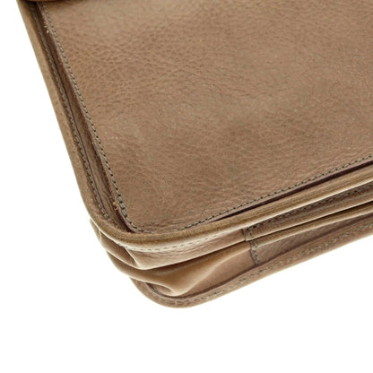[Used] Felisi 1962 Grained Leather Flap Briefcase Ash Brown [Condition Rank B] [Men&