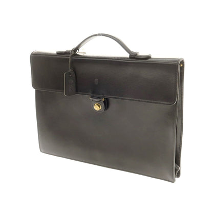 [Used] Felisi 1705/01 Embossed Leather Flap Briefcase Black [Condition Rank A] [Men&
