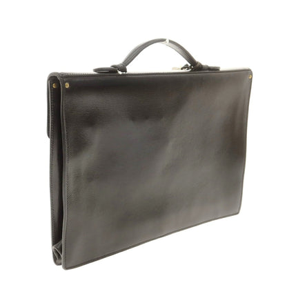 [Used] Felisi 1705/01 Embossed Leather Flap Briefcase Black [Condition Rank A] [Men&