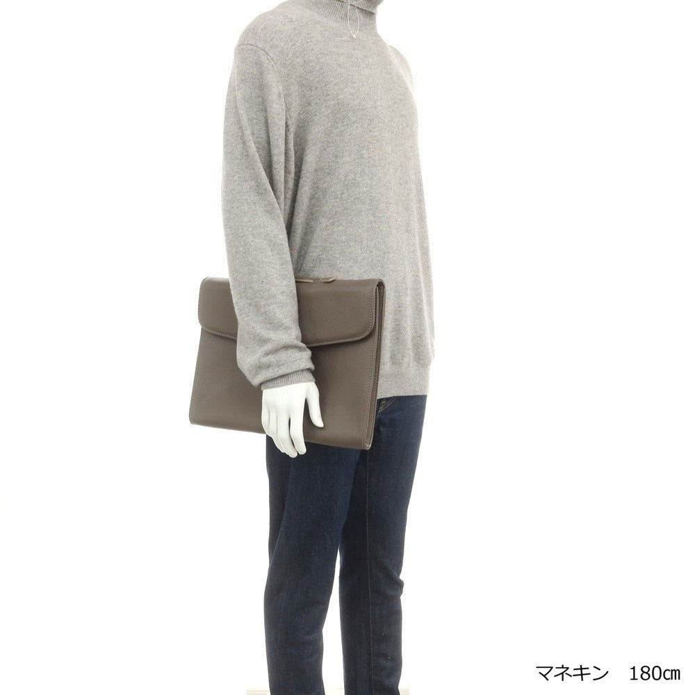 [Used] Stefanomano STEFANOMANO Shrink Leather Clutch Briefcase Thob [Condition Rank A] [Men&