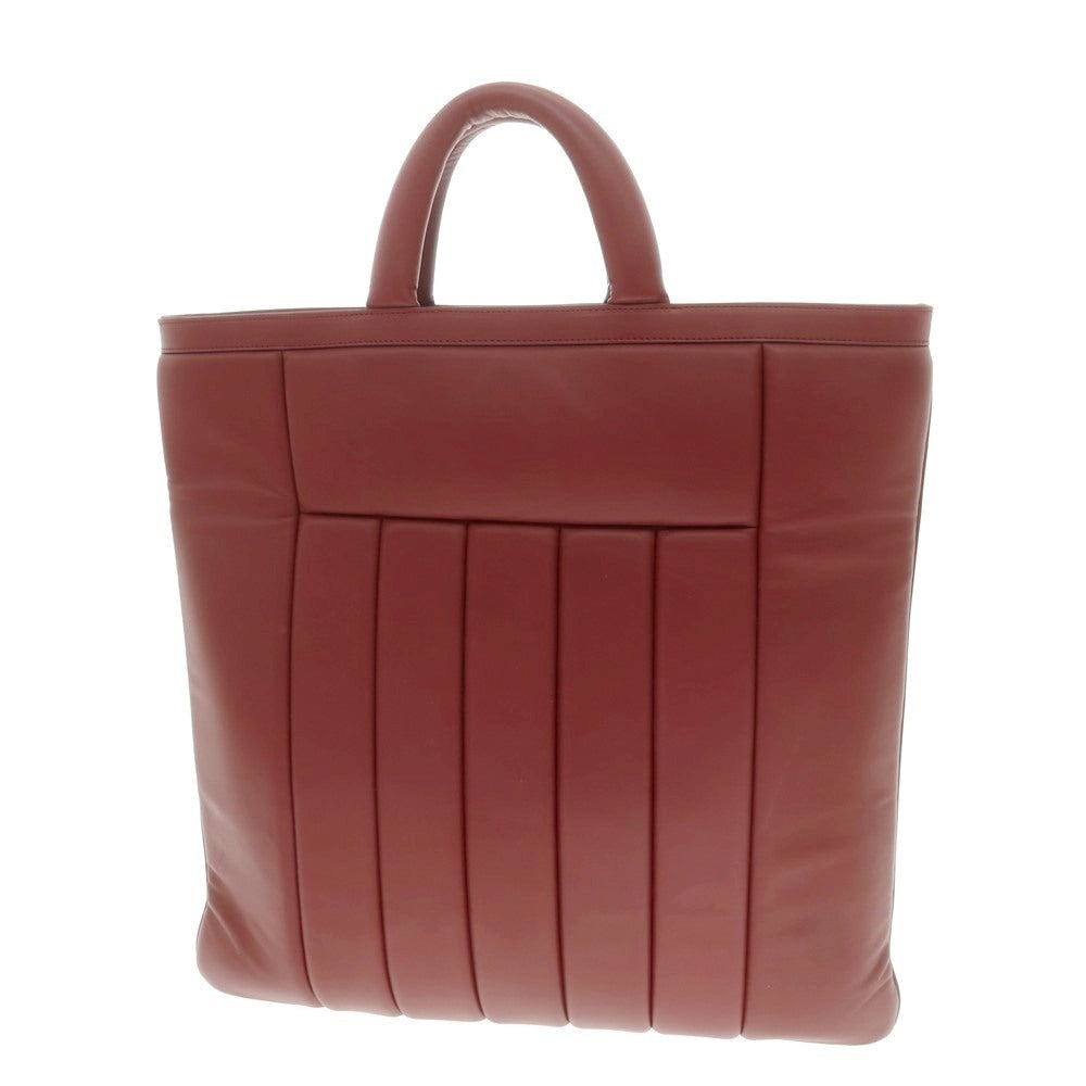 [Used] Dunhill Lamb Leather Concours Large Tote Bag Blood Red [Condition Rank A] [Men&