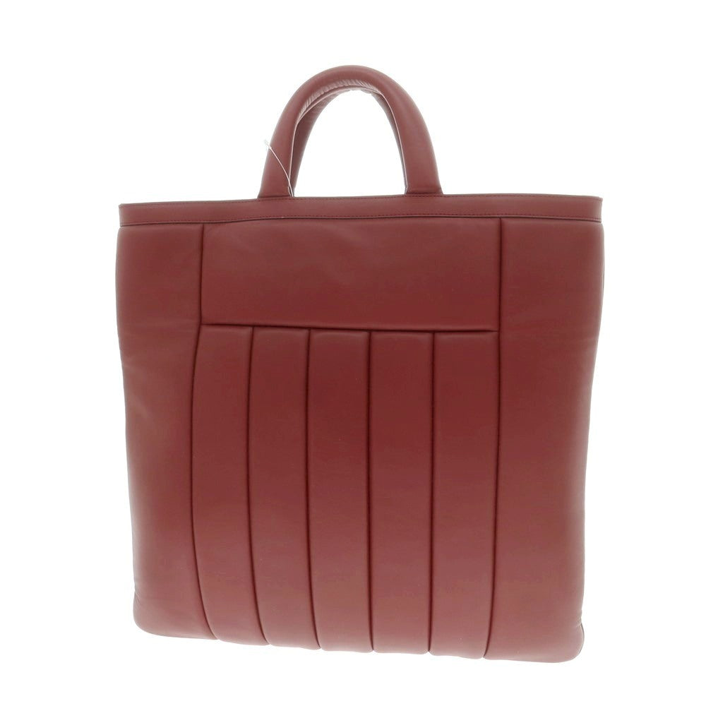[Used] Dunhill Lamb Leather Concours Large Tote Bag Blood Red [Condition Rank A] [Men&