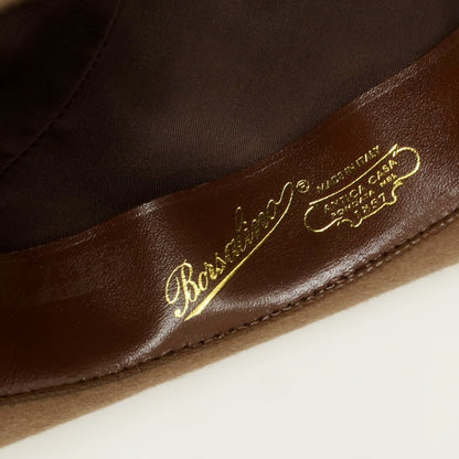 【中古】ボルサリーノ Borsalino レッドディア CERVELT 中折れハット ブラウン系（ジンジャー）【 表記なし（58位） 】【 状態ランクA 】【 メンズ 】