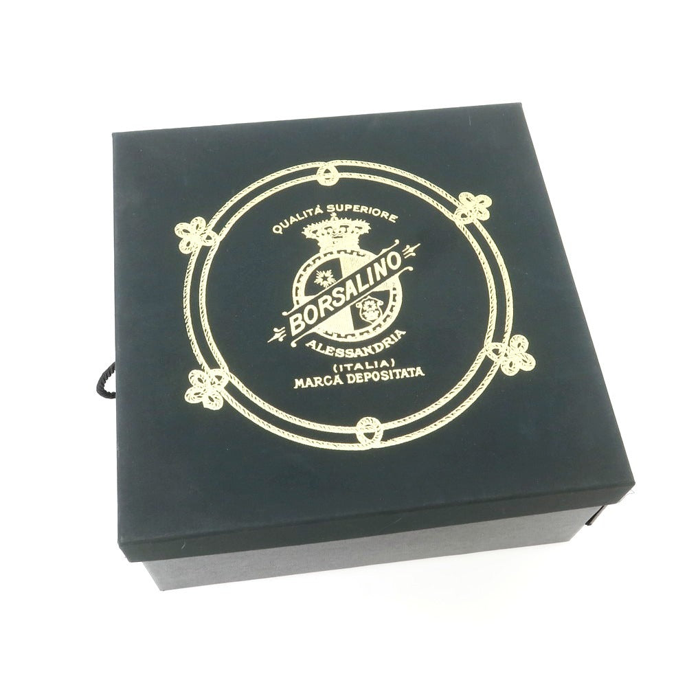 【中古】ボルサリーノ Borsalino レッドディア CERVELT 中折れハット ブラウン系（ジンジャー）【 サイズ表記なし（58位） 】【 状態ランクA 】【 メンズ 】 [APD]