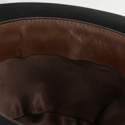 【中古】ボルサリーノ Borsalino ビーバー 中折れハット ブラック【 60 】【 状態ランクB 】【 メンズ 】