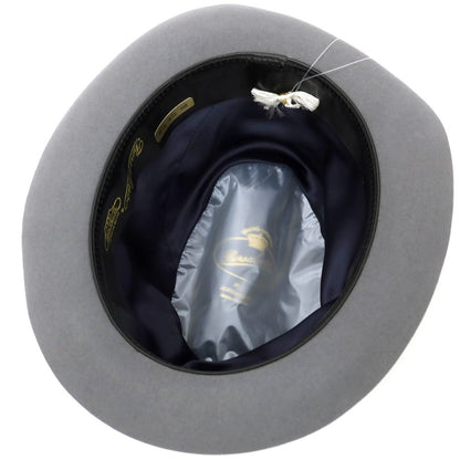 【中古】ボルサリーノ Borsalino ラビット系 ソフトボーラーハット グレー【 56 】【 状態ランクB 】【 メンズ 】