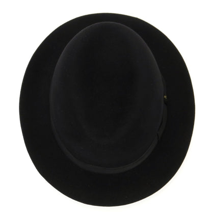 【中古】ボルサリーノ Borsalino ラビット 中折れハット ブラック【 59 】【 状態ランクB 】【 メンズ 】