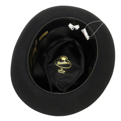 【中古】ボルサリーノ Borsalino ラビット 中折れハット ブラック【 59 】【 状態ランクB 】【 メンズ 】