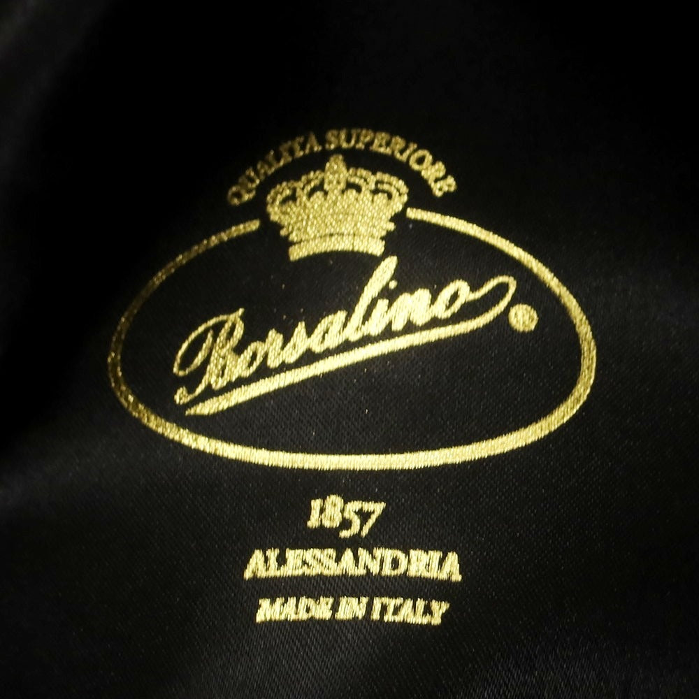 【中古】ボルサリーノ Borsalino ラビット 中折れハット ブラック【 59 】【 状態ランクB 】【 メンズ 】