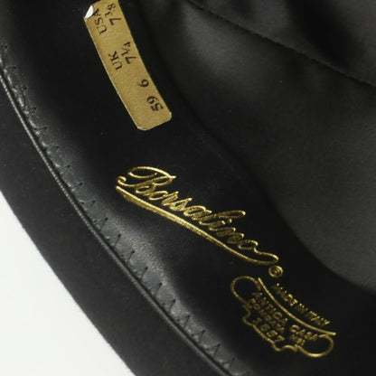 【中古】ボルサリーノ Borsalino ラビット 中折れハット ブラック【 59 】【 状態ランクB 】【 メンズ 】