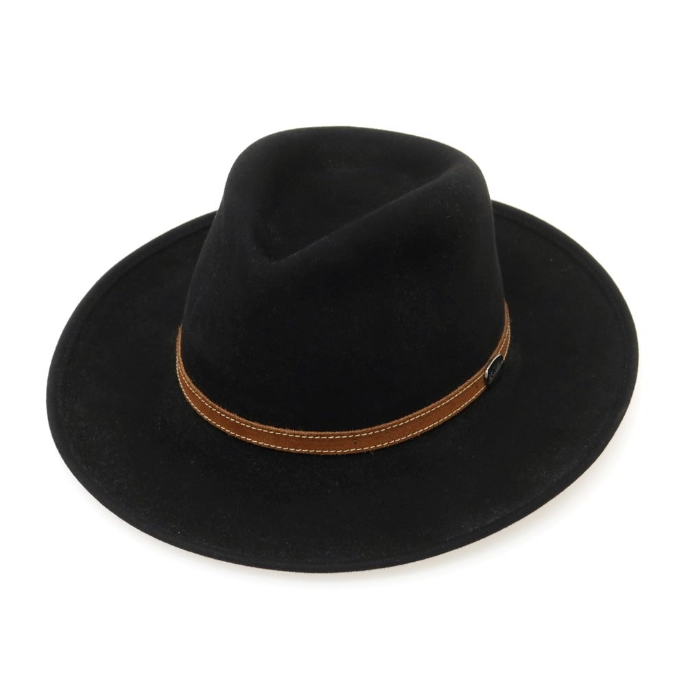 【中古】ボルサリーノ Borsalino ラビット 中折れハット ブラック【 60位 】【 状態ランクA 】【 メンズ 】