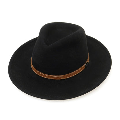 【中古】ボルサリーノ Borsalino ラビット 中折れハット ブラック【 60位 】【 状態ランクA 】【 メンズ 】
