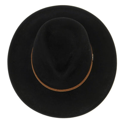 【中古】ボルサリーノ Borsalino ラビット 中折れハット ブラック【 60位 】【 状態ランクA 】【 メンズ 】