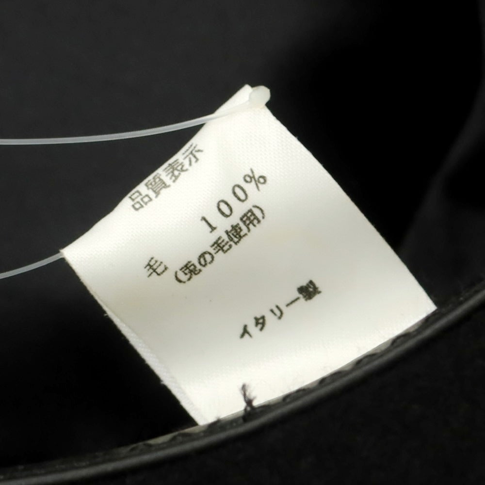 【中古】ボルサリーノ Borsalino ラビット 中折れハット ブラック【 60位 】【 状態ランクA 】【 メンズ 】