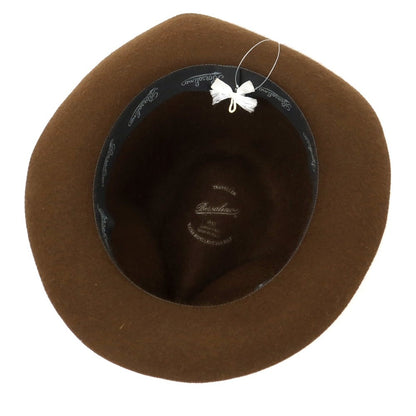 【中古】ボルサリーノ Borsalino ラビット TRAVELLER ソフトボーラーハット ブラウン【 60位 】【 状態ランクB 】【 メンズ 】