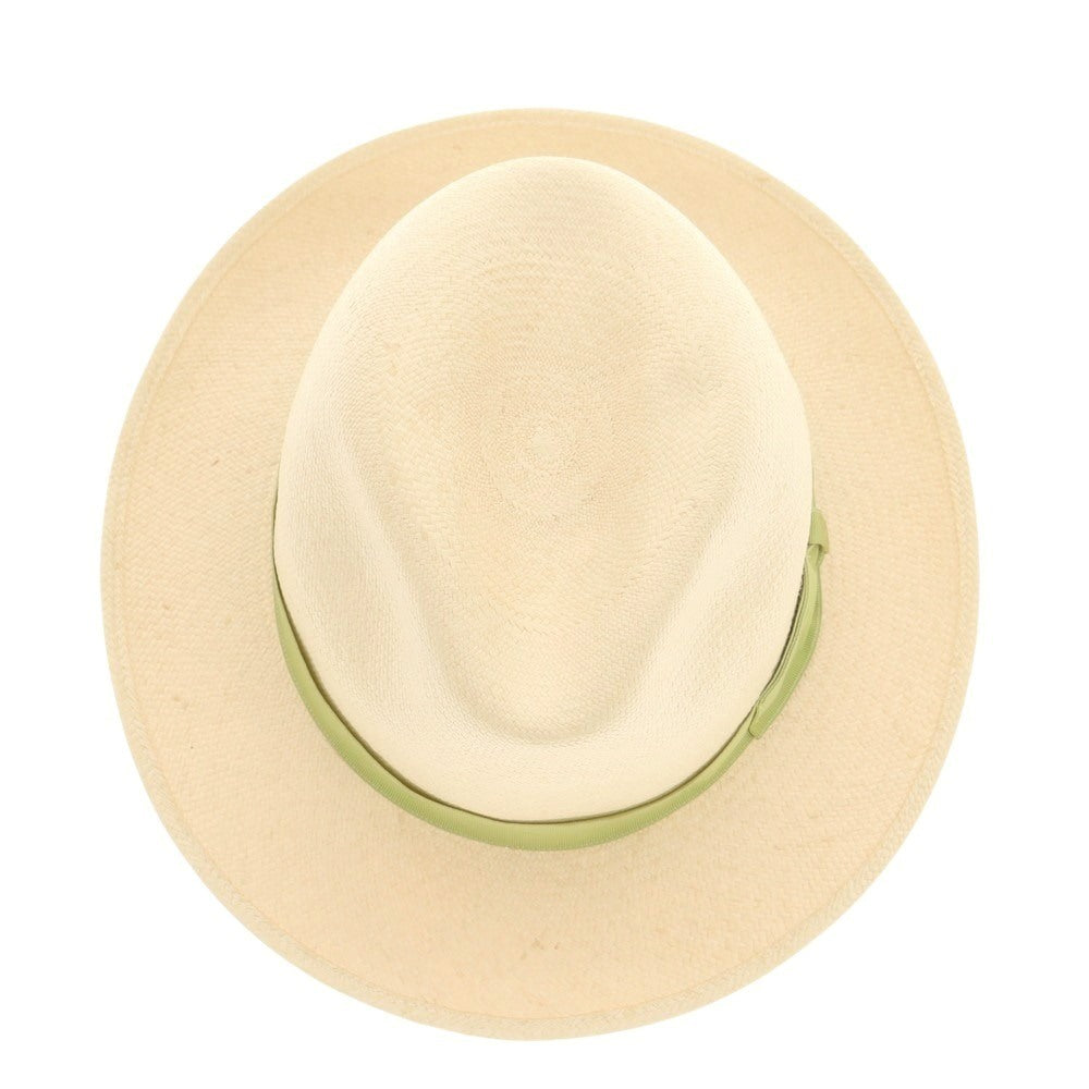 [Used] Borsalino Panama Hat Natural x Light Green [60] [Condition Rank B] [Men&