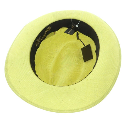 [Used] Borsalino Panama Hat Light Green x Bordeaux [L] [Condition Rank A] [Men&